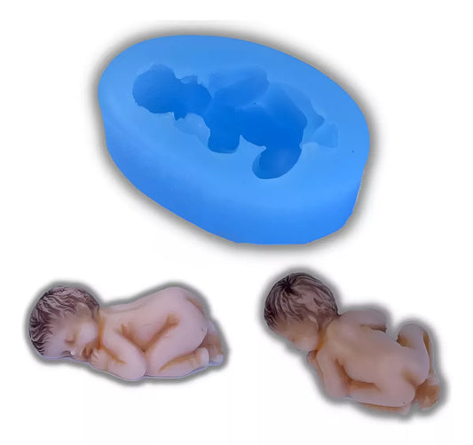 Molde Silicona Bebe Dormilon Bebe Durmiendo