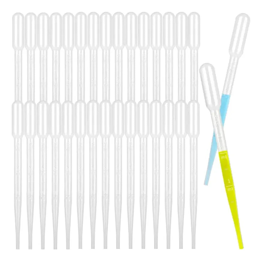 20 Pipetas 3ml Para Resina Epoxi Cera De Soja Velas Arte