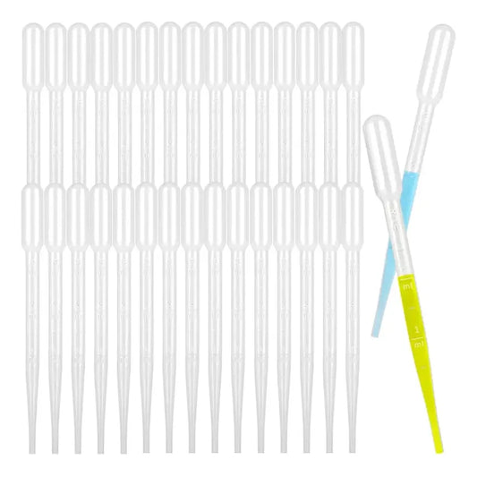 20 Pipetas 3ml Para Resina Epoxi Cera De Soja Velas Arte