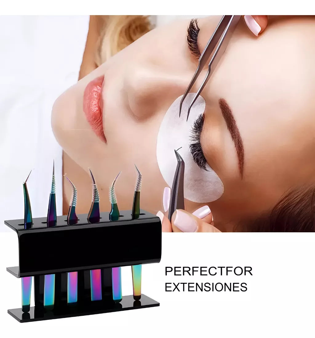 Soporte Para Pinzas De Pestaña O Pinzas De Cejas Extensiones