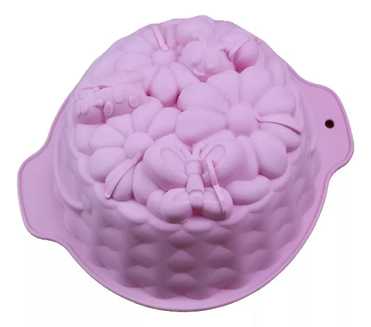 Molde De Silicona Para Torta Vaquitas De San Antonio Canasta GRANDE