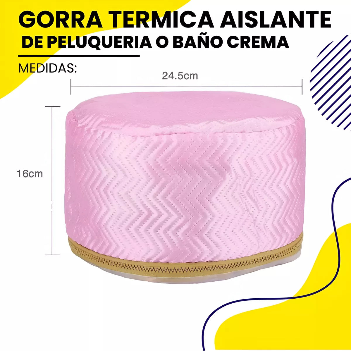 Gorra Termica Aislante Peluqueria Baño Crema Botox Capilar