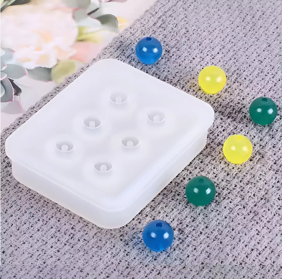 Set 2 Oval Silicona De Diamante Ideal Caravanas Llaveros