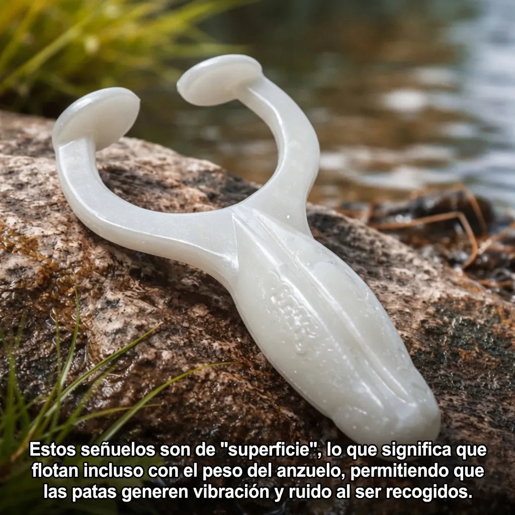 Señuelo Rana Frog 3un Anti Enganche Pesca Trucha Tararira