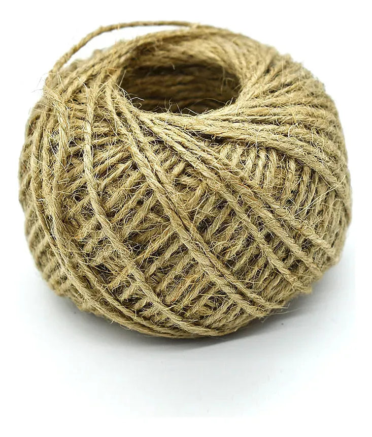 Hilo De Yute Sisal Cometa 3mm X10mt Artesanias Decoracion Marrón