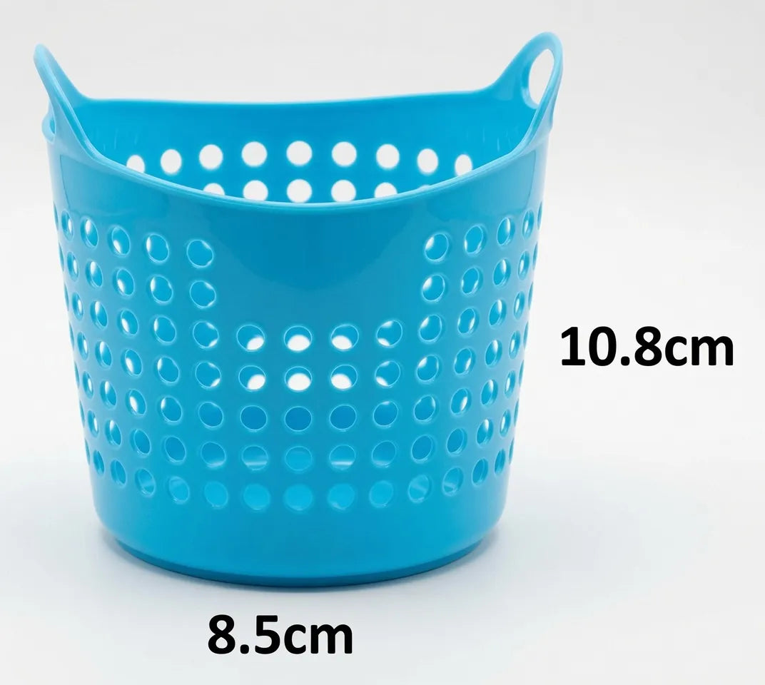 Canastita Plastica Souvenir Sorpresitas Multiuso X 10 Un Celeste