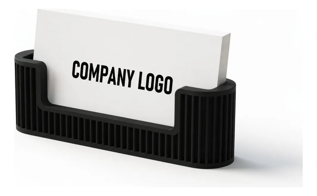 Tarjetero De Escritorio Negro Organizador Oficina Moderno 3