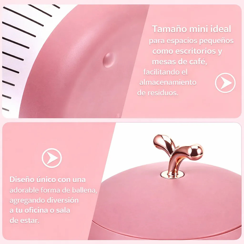 Papelera De Escritorio Con Ojos Muñeco 3.5l Multifunción