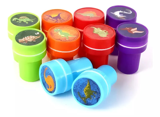 Sellos de Dinosaurios ideal Sorpresitas pack x 20 unidades