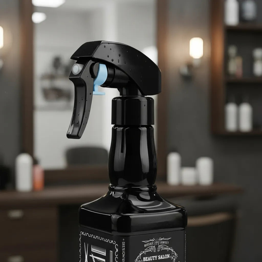 Botella Pulverizador Rociador Estilo Vintaje Barberia Insumo