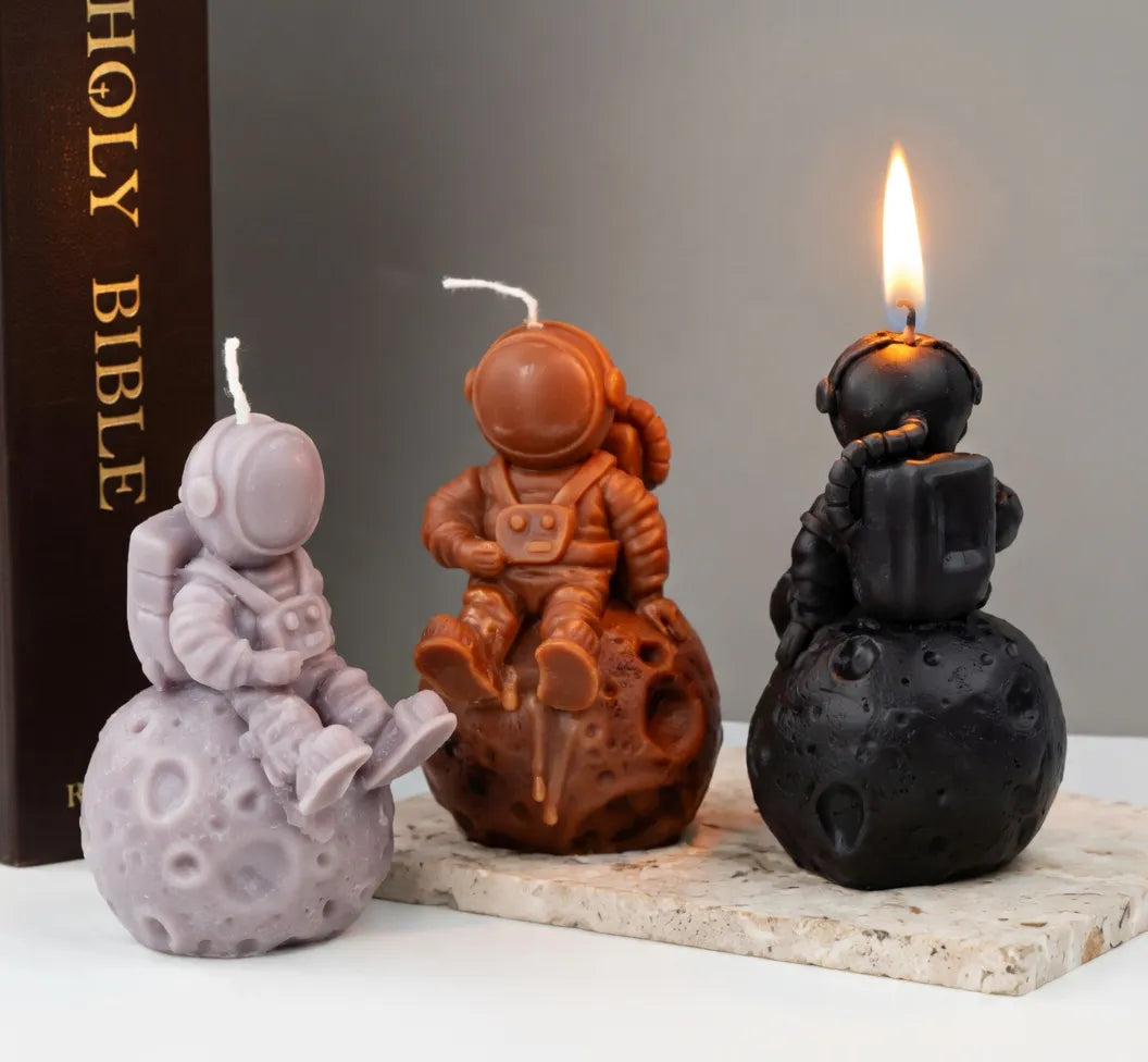 Molde Silicona Astronauta Yeso Velas Artesanales Resina Epoxi