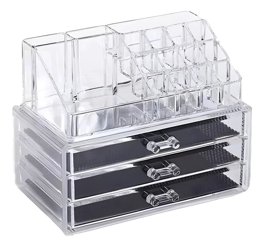 Organizador De Maquillaje Cosmeticos En Acrilico Fuerte