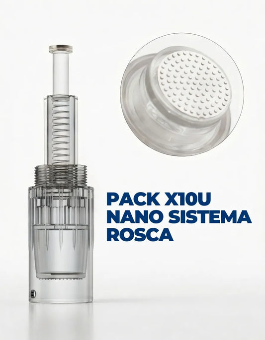 Agujas Repuesto Dermapen Sistema Rosca Nano 12 24 36