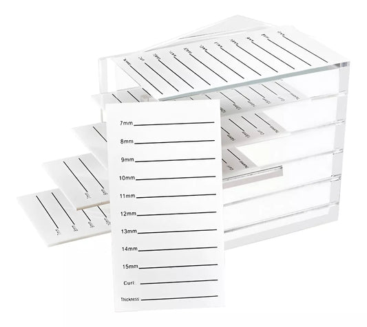 Caja De Almacenamiento De Pestañas Transparentes Acrílico