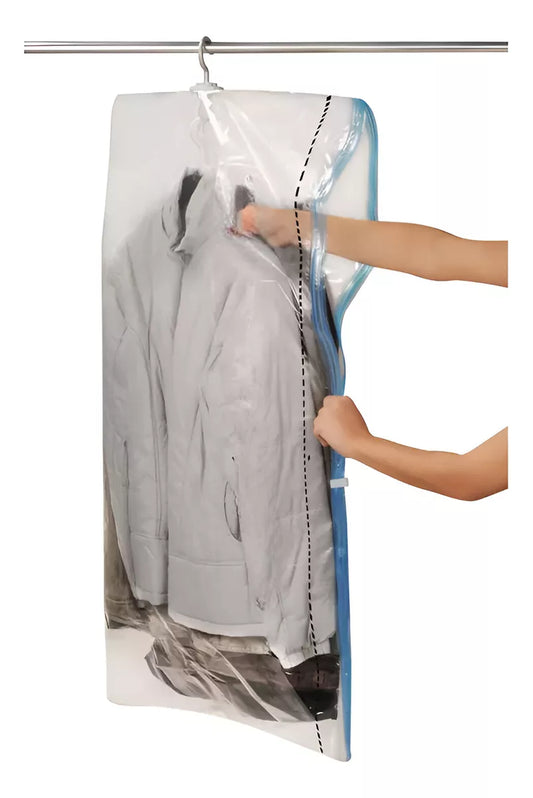 Bolsa Al Vacio Con Percha 70x135cm Ideal Ropa Sacos Buzos