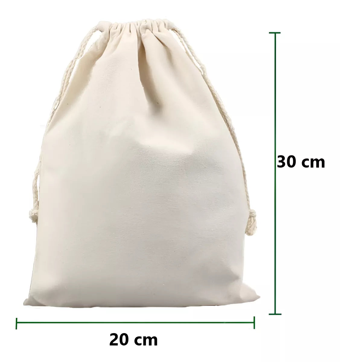 Bolsas De Lienzo 20x30cm Usos Varios Ecologica