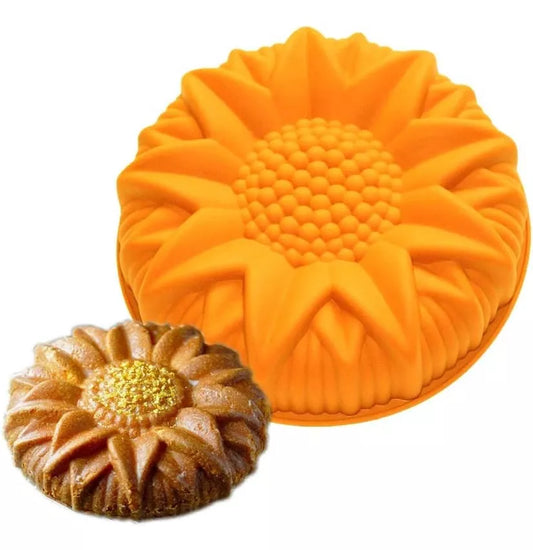 Molde De Silicona forma Girasol Grande para tortas