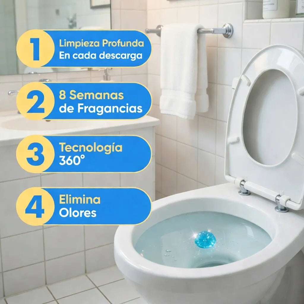 Disco Para Inodoro 49gr Delfin 8 Semanas Baños Limpieza