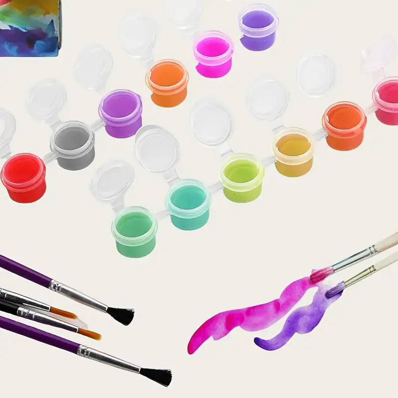 Tira De 6 Frasco Pote Bote Para Pintura Pack 102 Unidades