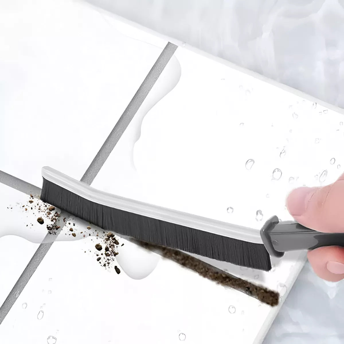 Set 3 Cepillo De Cerdas Duras Para Juntas Baño Cocina Fuerte