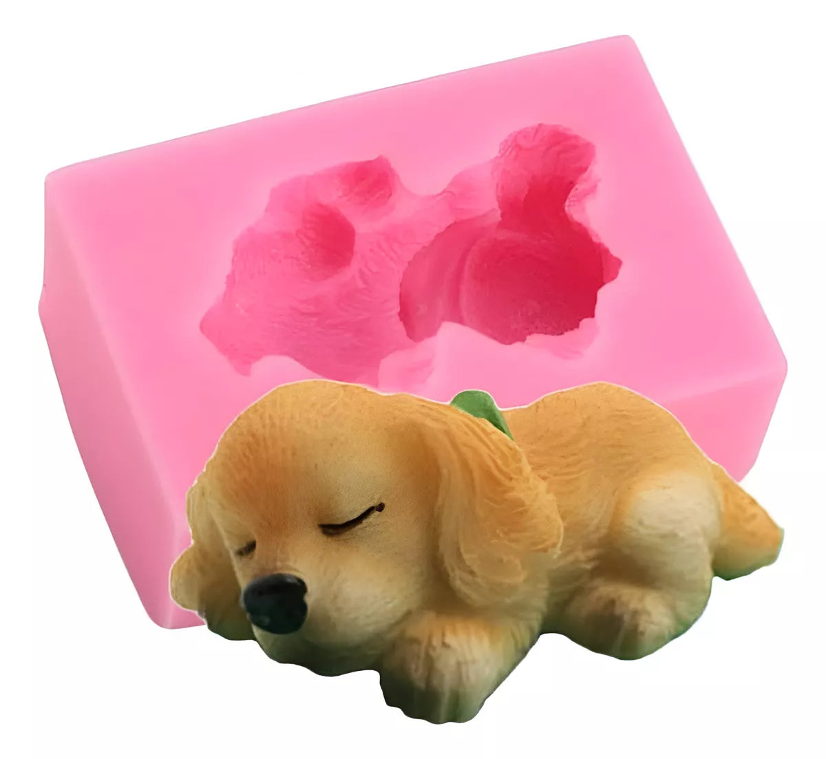 Moldes De Silicona Perro Dormilon