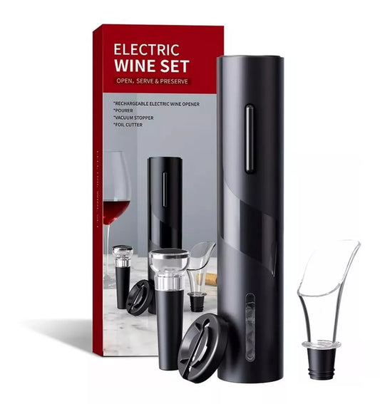 Sacacorchos Eléctrico Abridor Vinos electrico con accsesorios