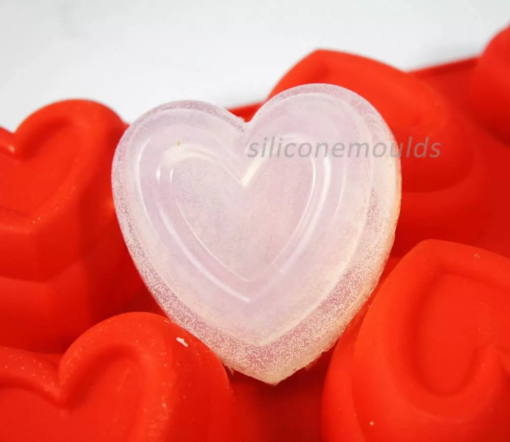 Molde De Silicona Forma De Corazon  N5 Antiadherente