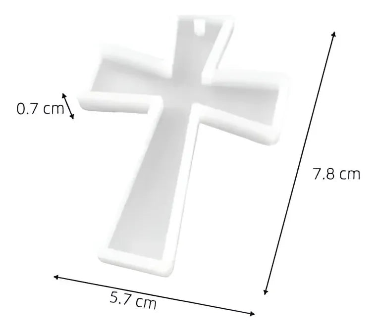 Molde De Silicona Para Hacer Cruces Cruz Bautismo Comunión
