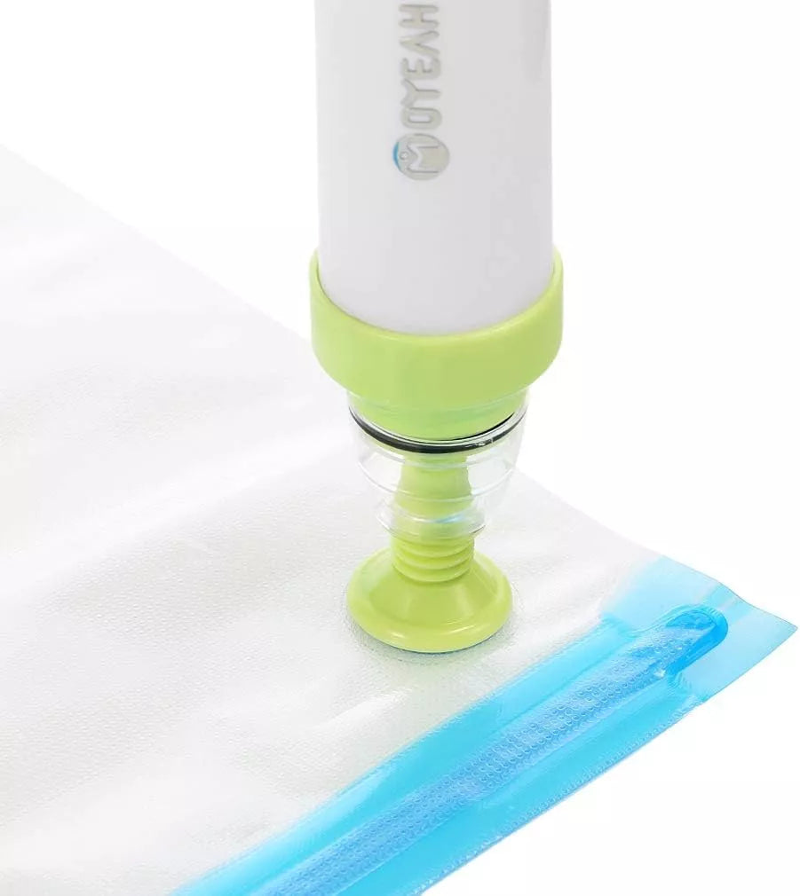 Bolsa Ziploc Cierre Hermetico Con Vacio Y Bomba 15un 26x34cm