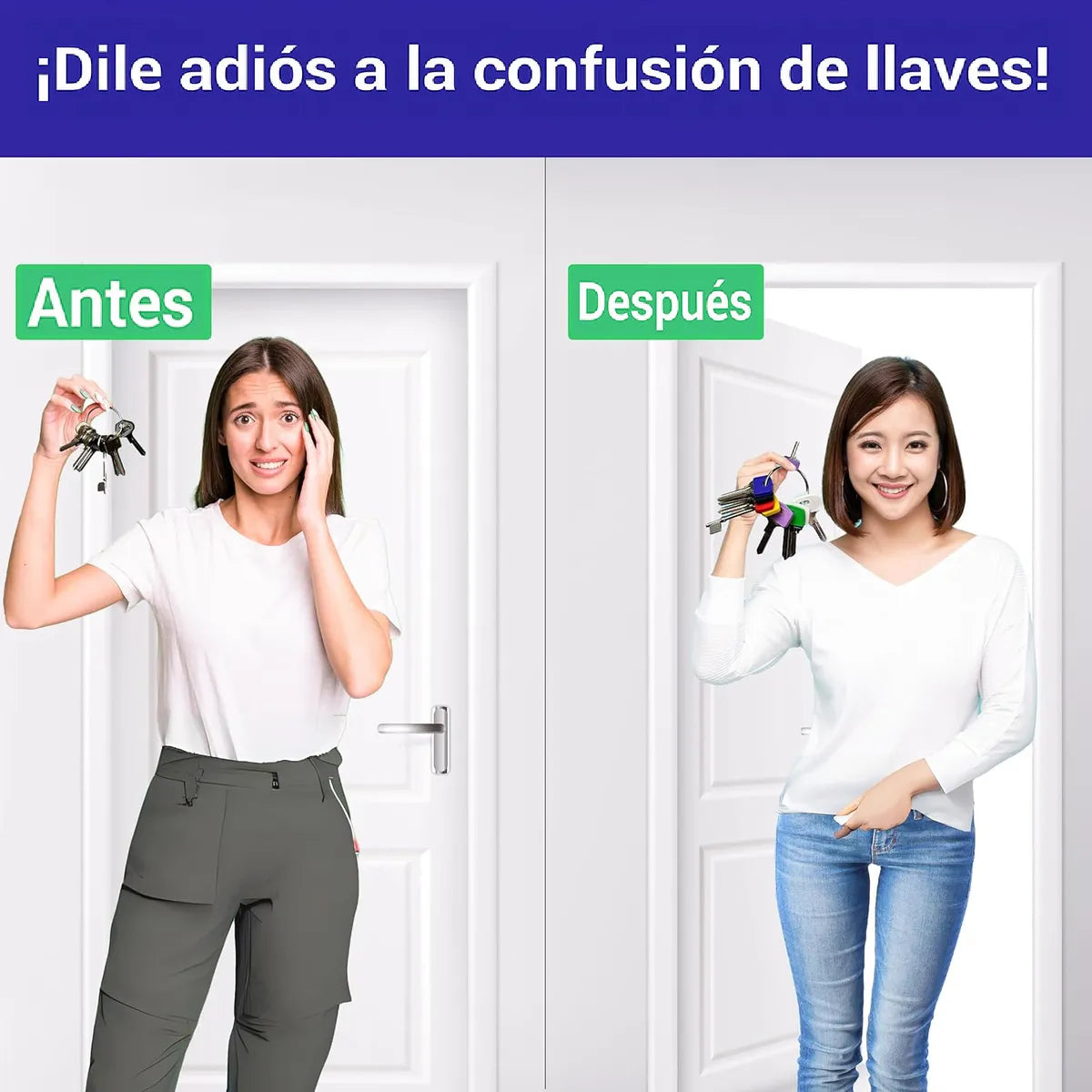 Identificador Cabezal De Llaves 1u Varios Colores