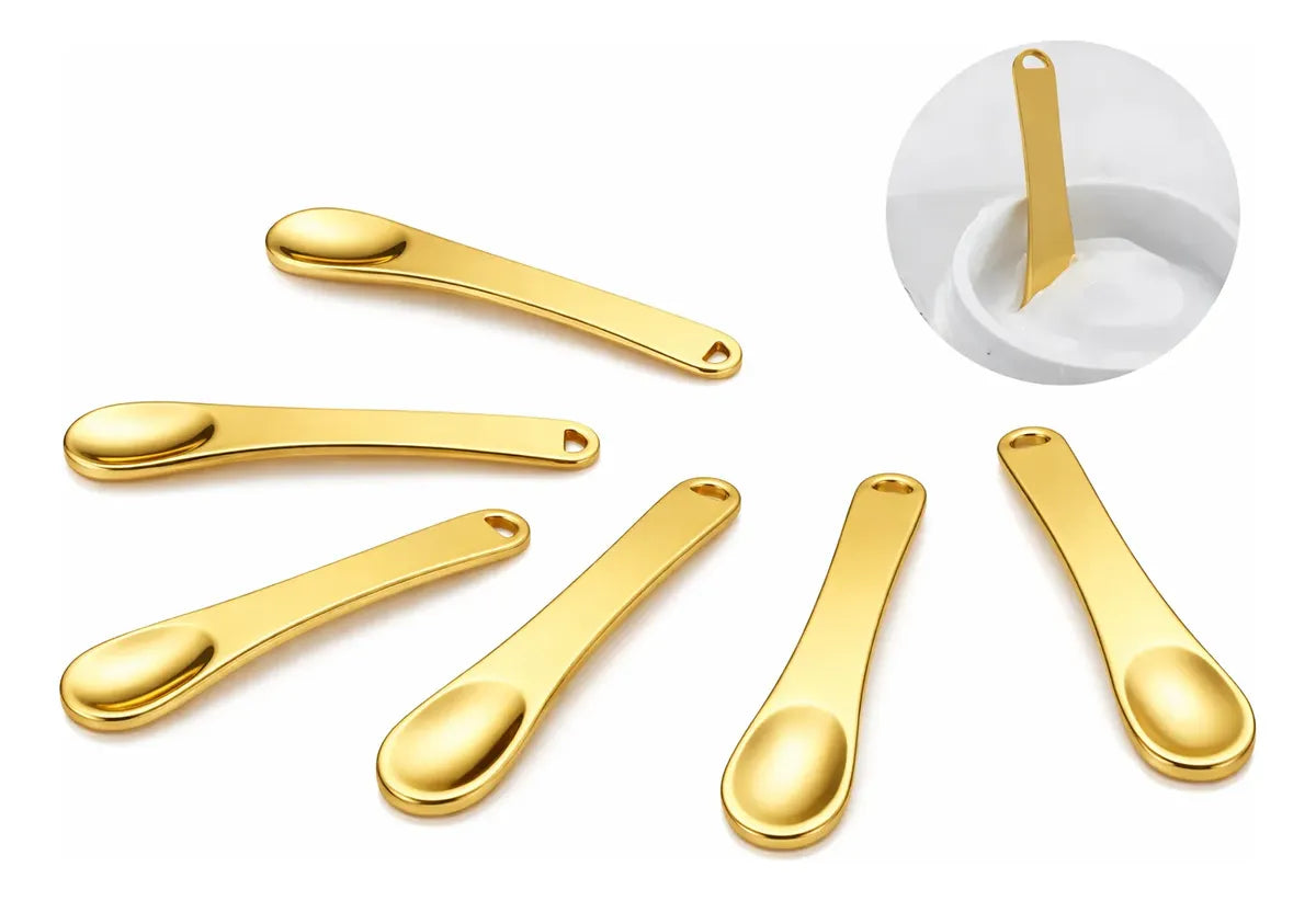 Cuchara Cosmetica De Metal Acero Inoxidable Ideal Cremas FEDE-007