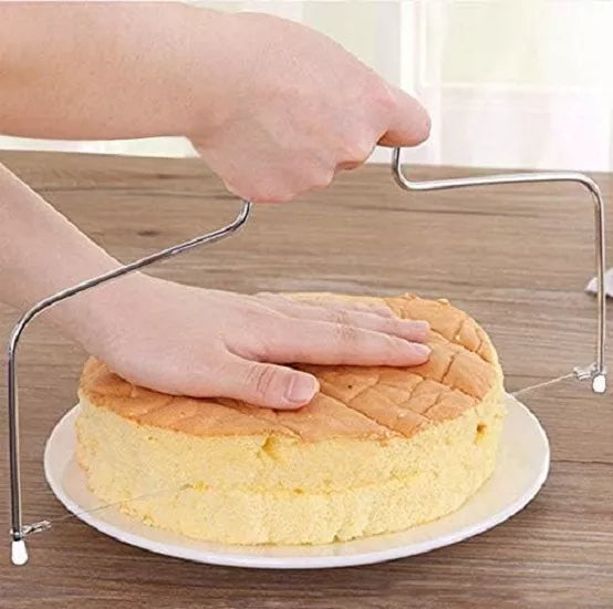 Cortador De Tortas Bizcochuelos Lira Doble Acero