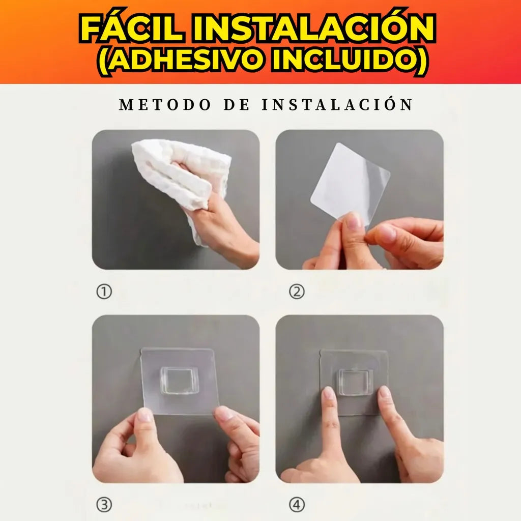 Jabonera Baño Ducha Pileta Porta Jabon Colgante Con Adhesivo fed adelan 014