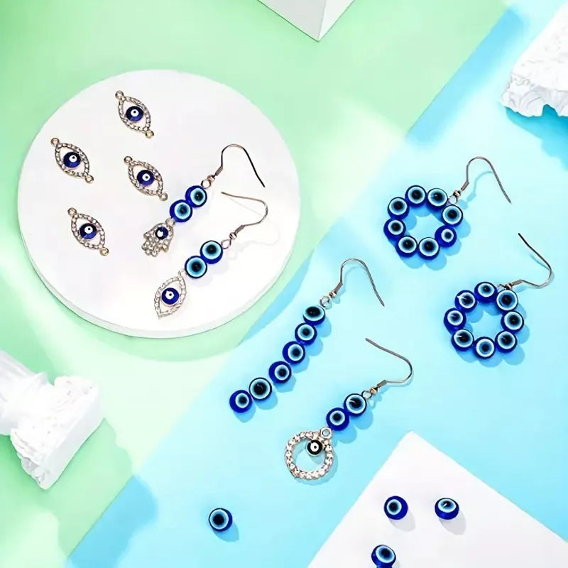 Ojo Turco Para Pulseras Collares Y Cadenas 50u 12x5mm