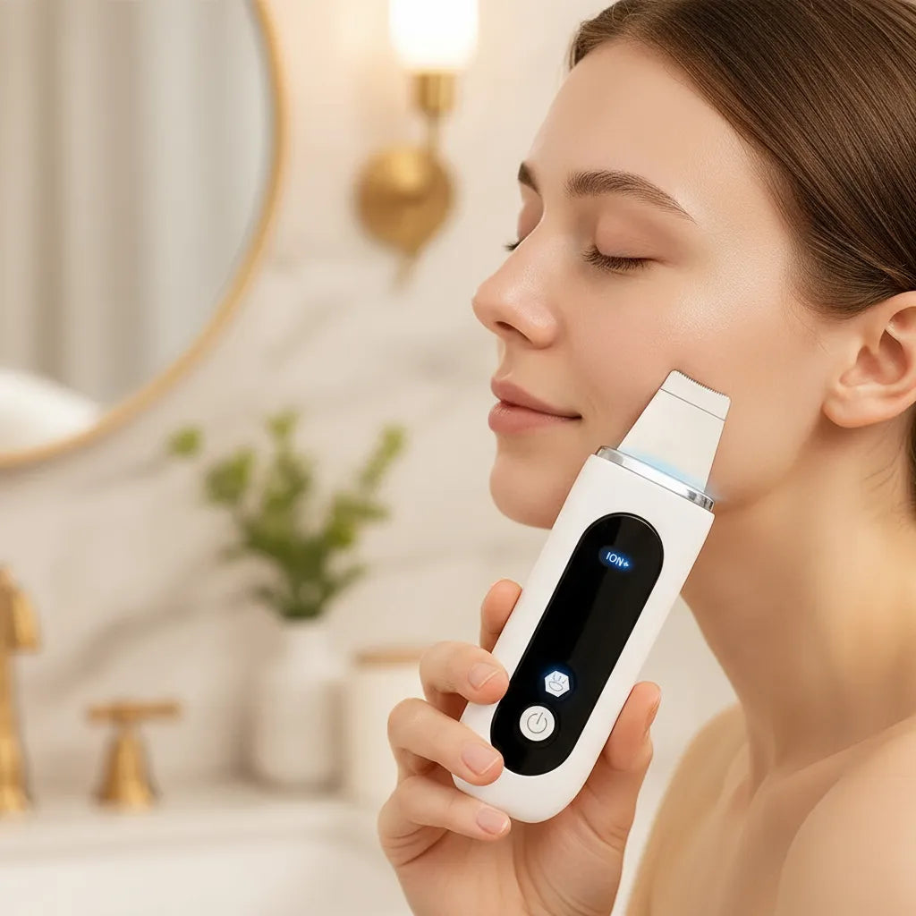 Limpiador Facial Ultrasonido Peeling Facial Puntos Negros FEDE ADELANTE 05