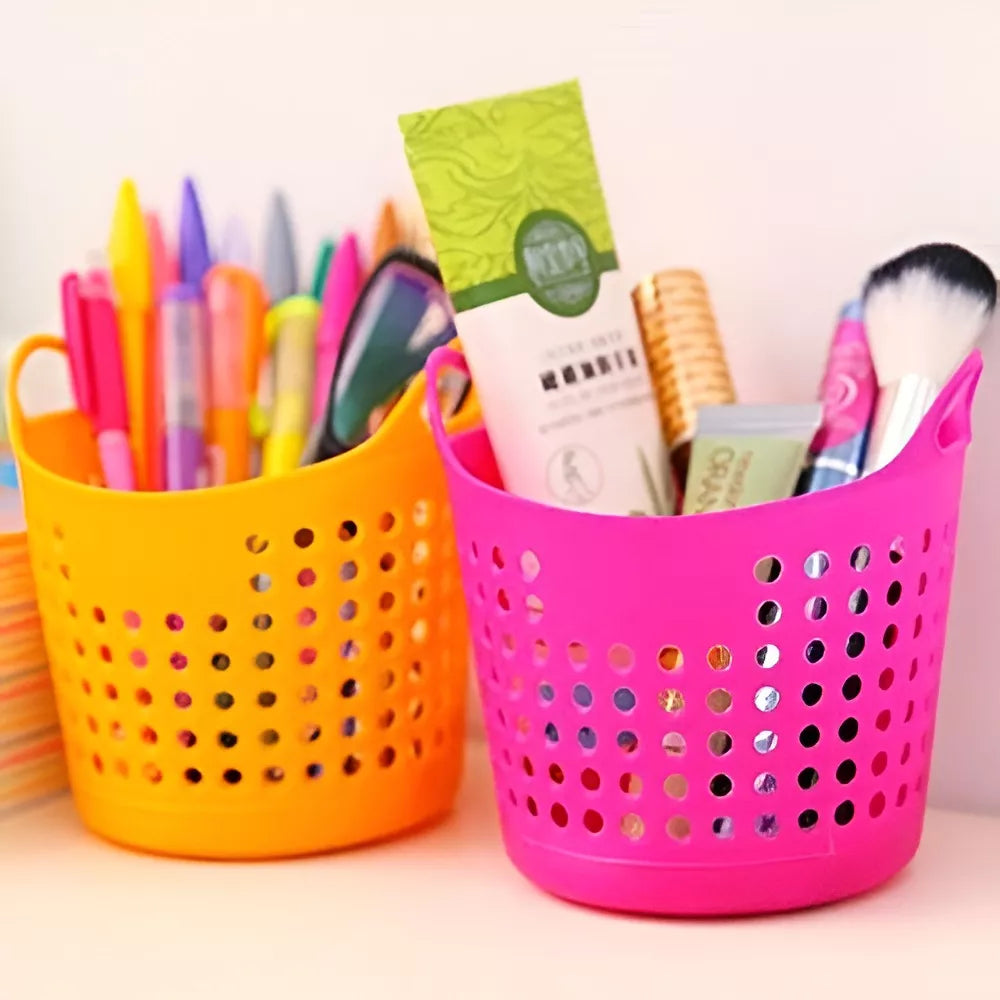 Canastita Plastica Souvenir Sorpresitas Multiuso X 10 Un Rosa