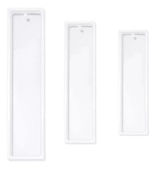 Moldes De Silicona Marca Libros Resina Epoxi Set X3 Unidades