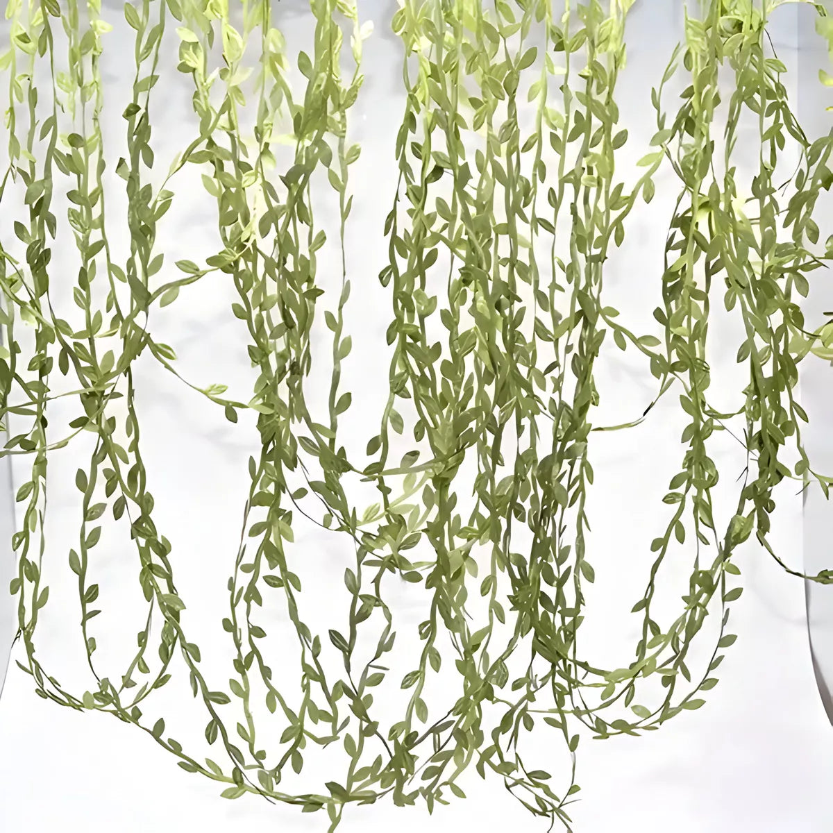 Enredaderas Hojas De Sauce De Ratán Verde 10mt Artesanias