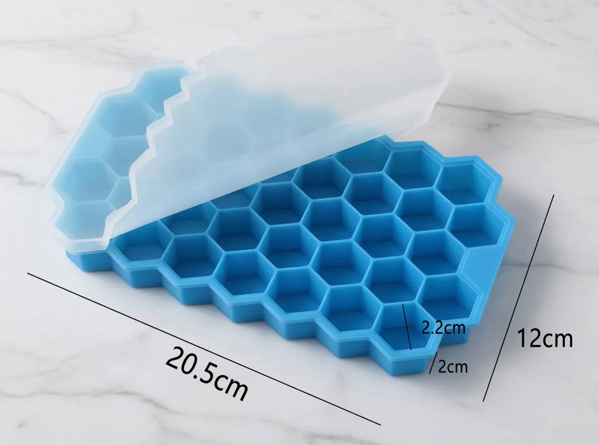 Molde Hielera De Silicona Hielo Cubetera Para Heladera