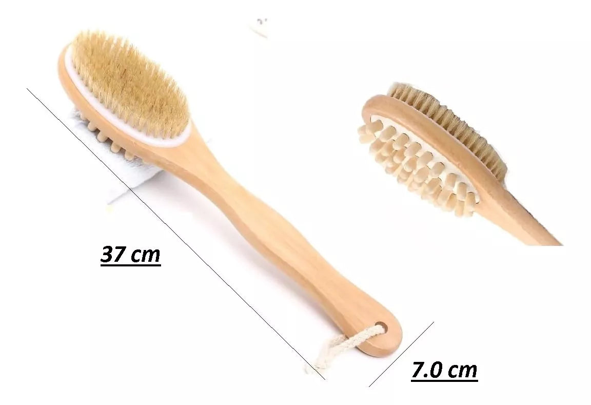 Cepillo De Bambú Para Cepillado Y Anti Celulitis