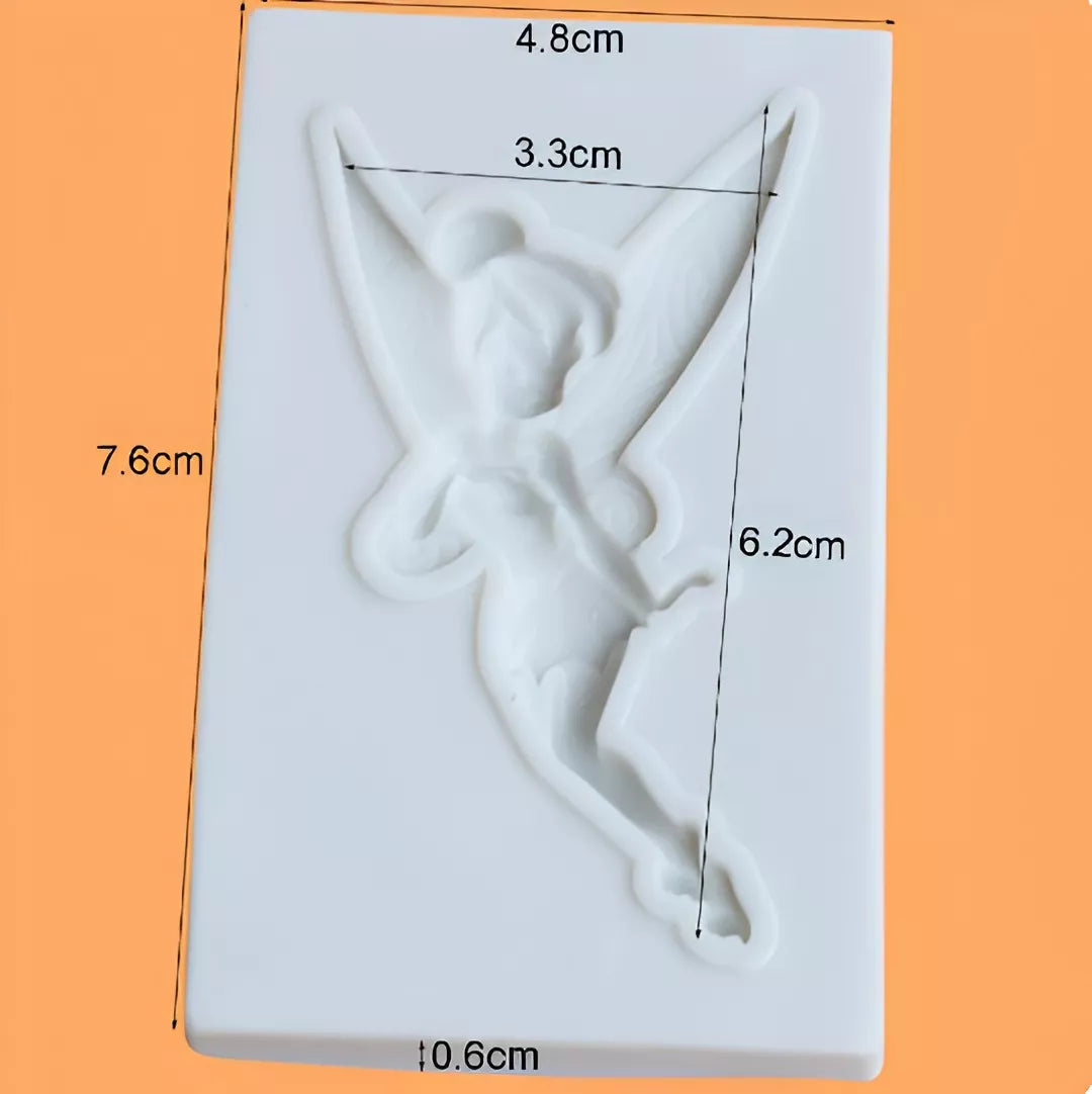 Molde Silicona Hada Campanita Para Tortas Fondant