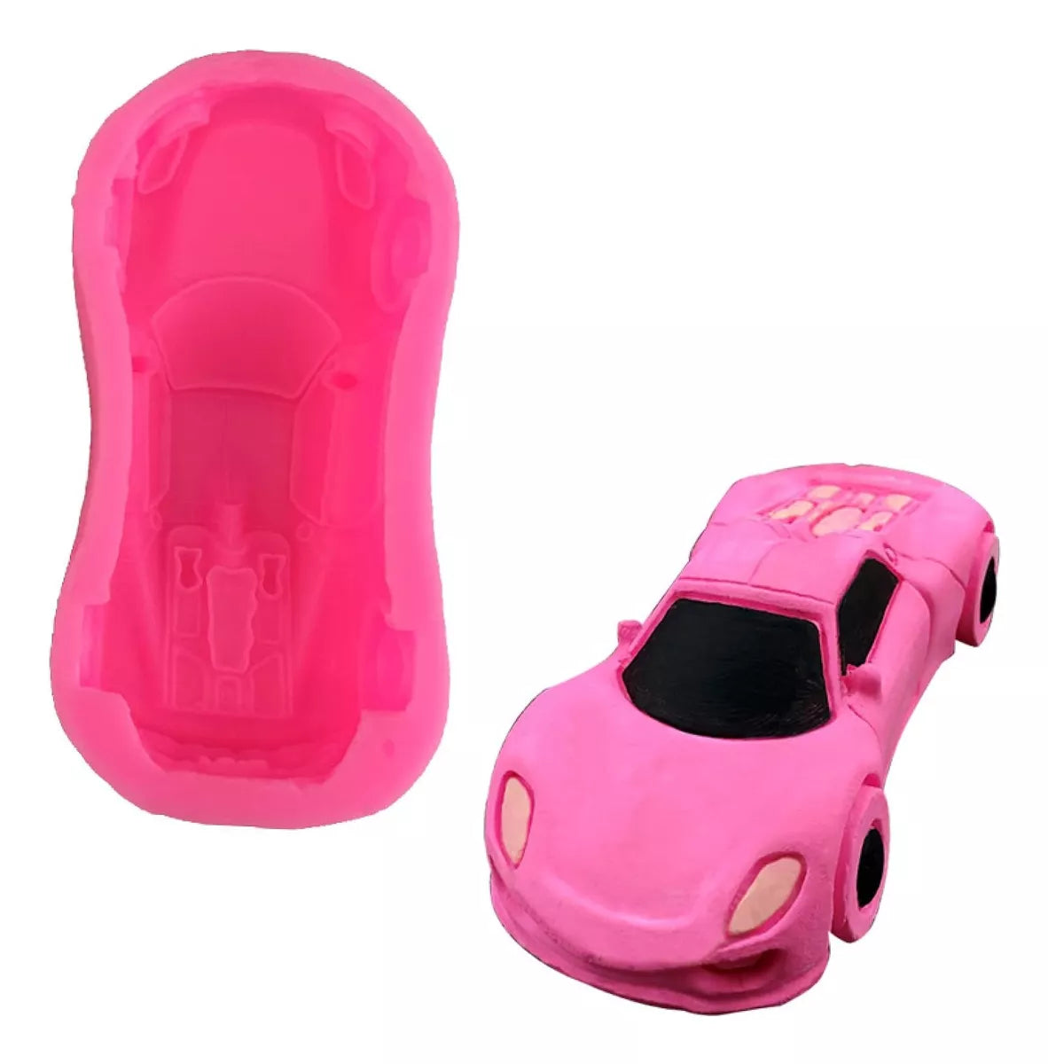 Molde Silicona Auto Para Fondant Antiadherente