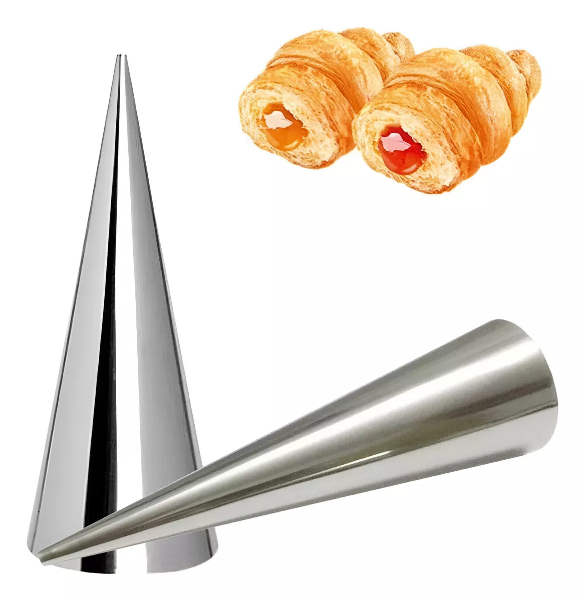 6 Moldes Para Cañones Cannoli Conos Helados Repostería