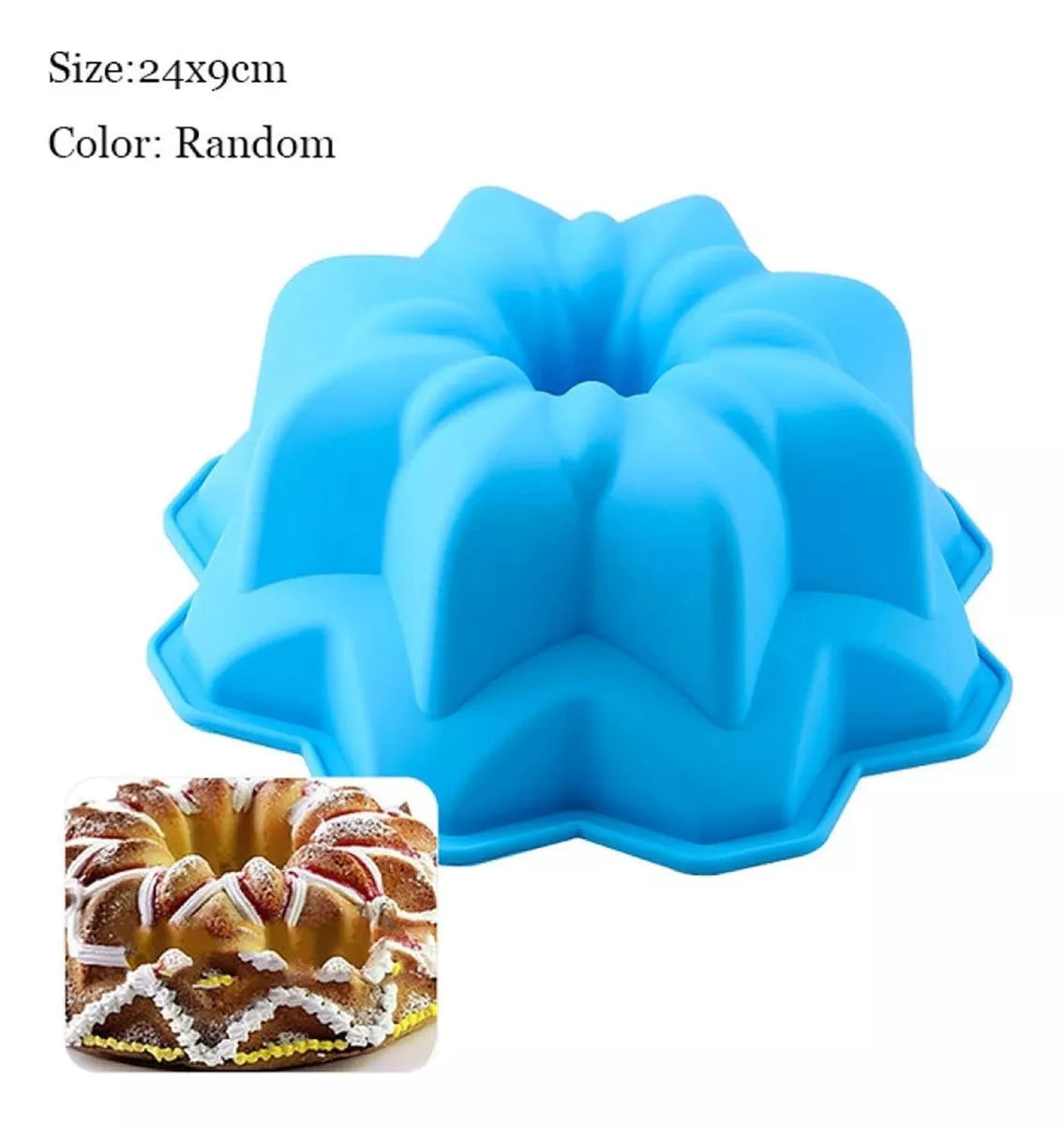 Molde Silicona Para Hacer Tartas Forma Corona 3d