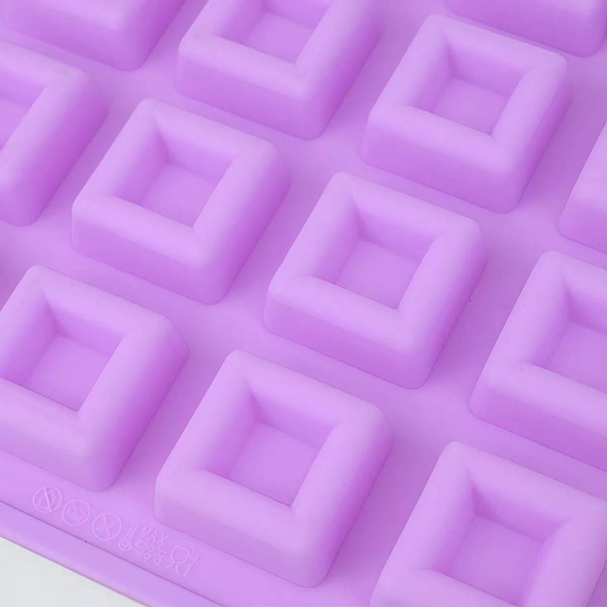 Molde De Silicona Para Bombones Chocolate Cuadrados