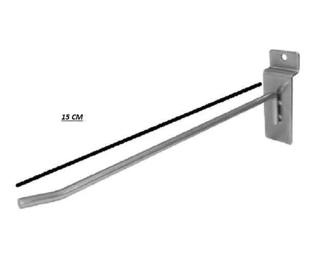 Gancho Exhibidor Para Panel Ranurado 15cm X20 Uni Mensula