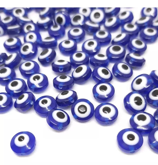 Ojo Turco Para Pulseras Collares Y Cadenas 50u 12x5mm