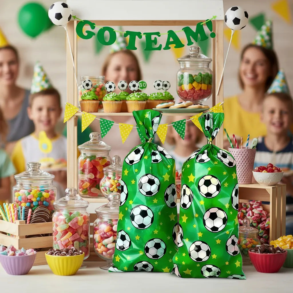 Pack De 10 Bolsas Para Sorpresitas Fútbol Ideal Souvenirs