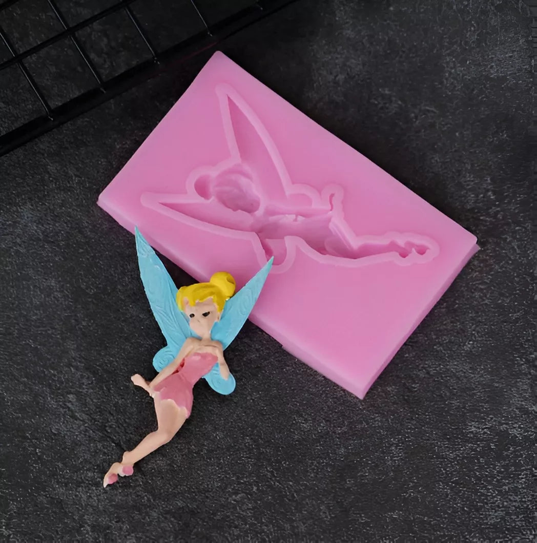 Molde Silicona Hada Campanita Para Tortas Fondant