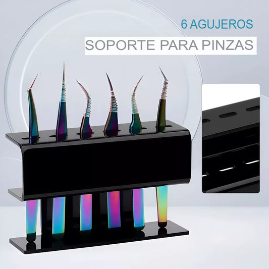 Soporte Para Pinzas De Pestaña O Pinzas De Cejas Extensiones
